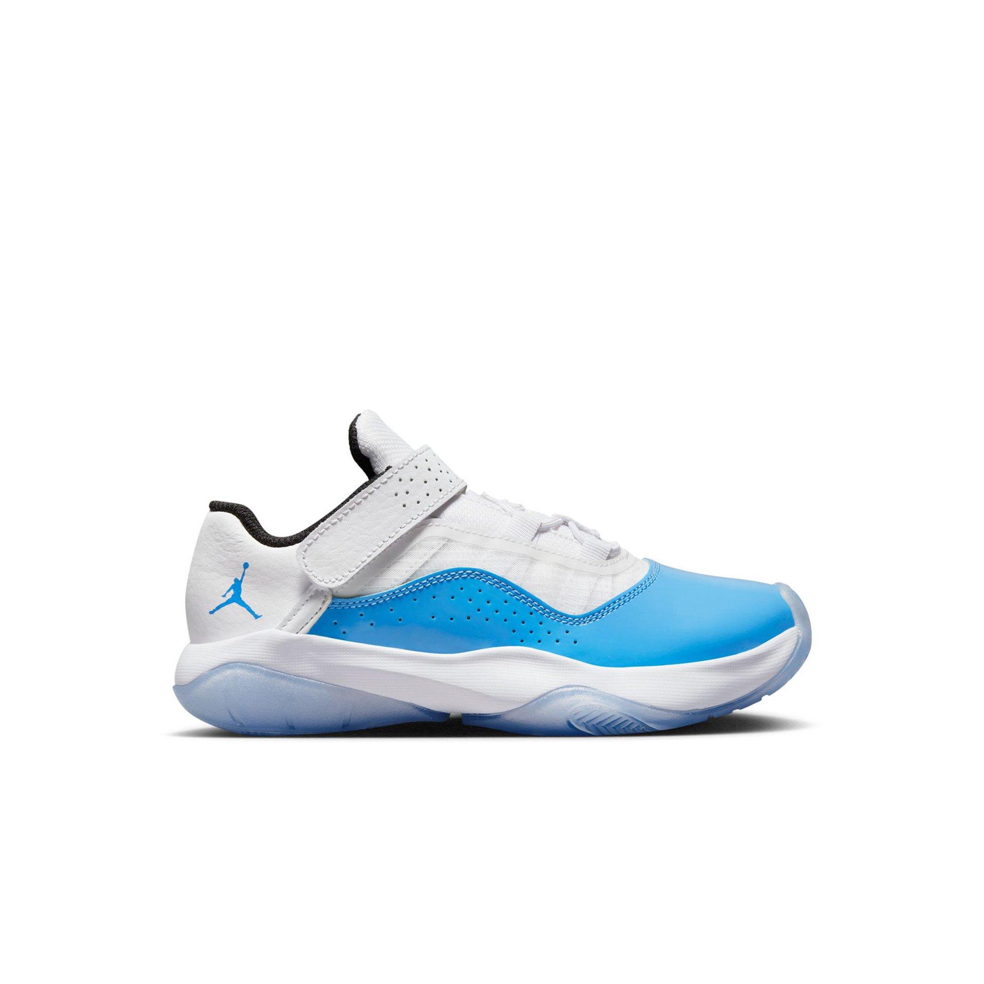 White university blue jordan 11 sale